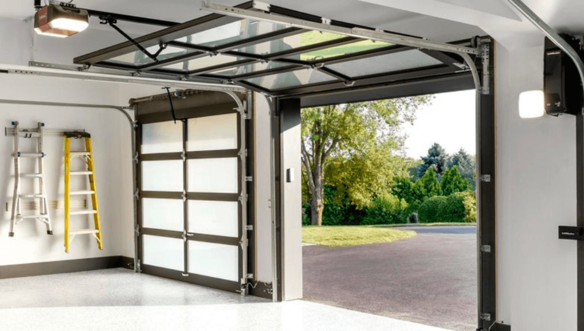 A professional technician performing overhead garage door repair in Punta Gorda, FL, demonstrating local expertise and providing reliable service tailored to the community's needs.