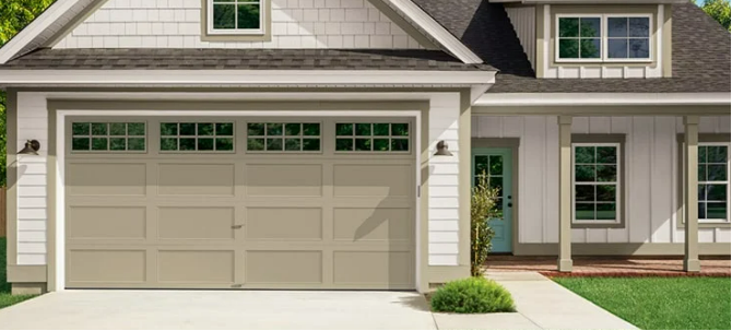 Local garage door repair technician in Punta Gorda, FL, expertly performing same-day garage door repair, showcasing professional service and skill.