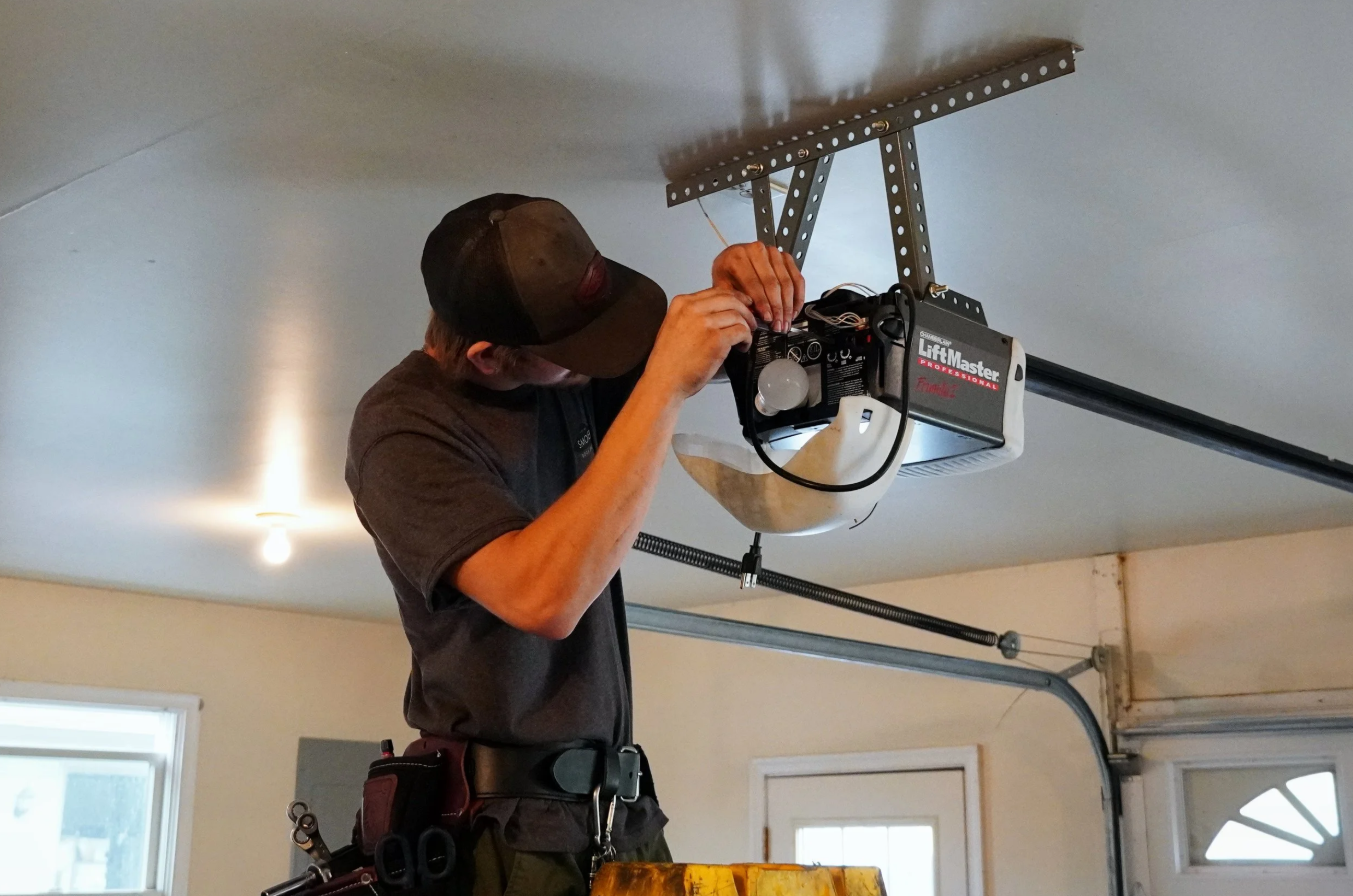 Garage Door Smart Opener Repair & Battery Backup Installation